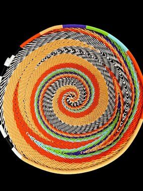 Zulu Telephone Wire Handmade Basket